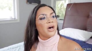 A girl is having fun with her girlfriend in the garage, which is banned