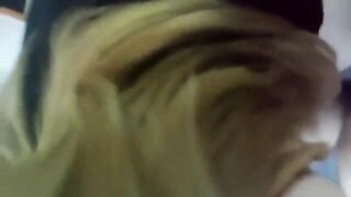 A hot Kazakh woman is fucking with her colleague on camera