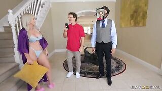 The husband watches his wife get fucked by a stranger