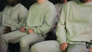 Sexually Rated Programming: Blowbang with intense cock sucking action