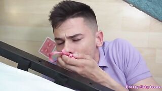 Horny college girls masturbate with their dirty panties, showcasing youthful passion