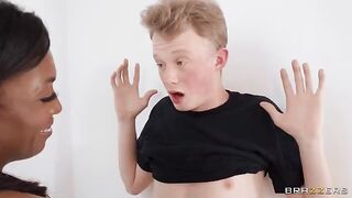 A prankster got a sandwich of cunt from two black beauties
