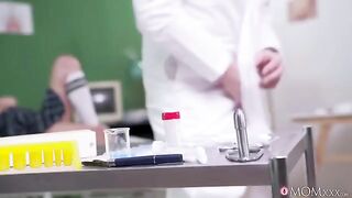 A hot girl is having sex with her doctor in the clinic