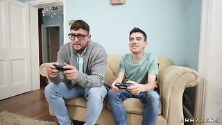 The husband came home unexpectedly and caught his wife with someone