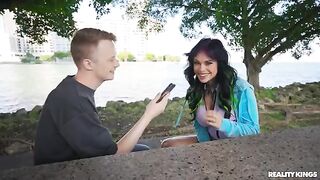 The persuasion was not necessary, the girl was already eager for sex