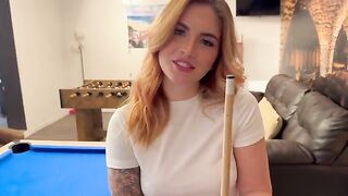 I played pool and had sex with a real amateur