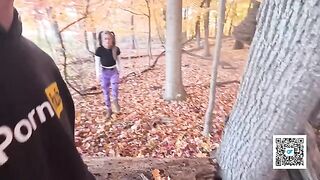 A married couple has sex while walking in the park without any hindrance