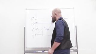 Our ass is again covered with sperm after a gangbang