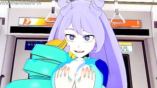 Deku fucked Nejire Hado in a steamy MHA scene