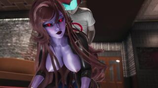The boyfriend cheats on his GF with her sexy MILF mom in a steamy FNF mod