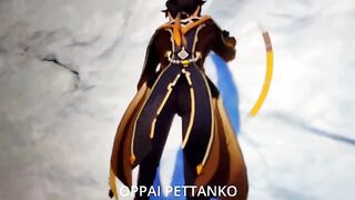 Cosplayer girl Xiao gets fucked by Zhongli in a steamy scene