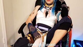 Cosplayer girl Xiao gets fucked by Zhongli in a steamy scene