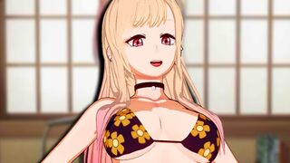 Marin Kitagawa's My Dress-up Darling 3D Hentai action