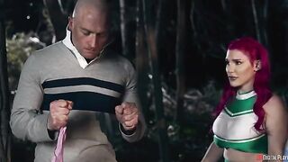 A man roughly fucked a girl in the recreation area