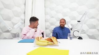 Who the fuck didn't she give it to! - Deepthroat blowjob with a hot blondie in a skirt