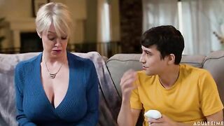 The man did not expect such an act from his stepmom on the couch