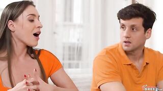Machete cutie seduced me to fuck on the couch