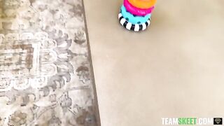 You should have seen her tight pussy, not first time!