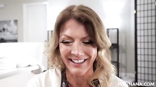 A hot MILF has sex with me, climbing on my dick with passion
