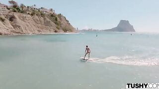 A sexy vacation by the pool with anal sex