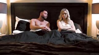 A night of real passion and sex on the bed
