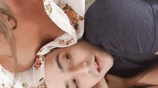 The guy carefully fucks the girl in her hole with gentle interaction
