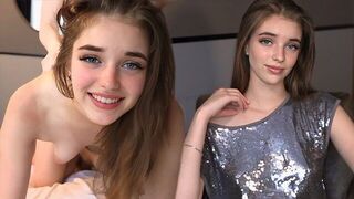 Ukrainian model faces intense FMM threesome action with rough play and loud moans