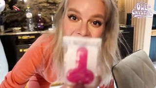 A girl with a fierce appetite for sex is having fun with someone