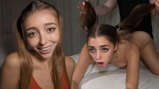 The girl was treated rudely by her roommate in a shocking encounter