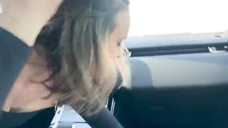 A cheater gets caught in the act, right in a car, with no way out!