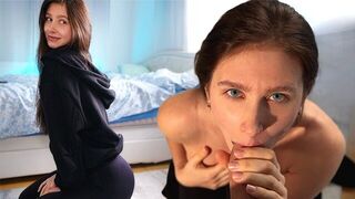 He invited her over for training and rewarded her with his impressive tool