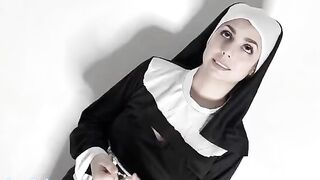 A nun broke her vow of chastity and had sex with a man in an intense scene