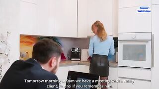 My desired whore - a hot secretary gets fucked hard by her boss on a business trip