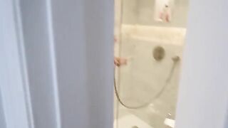The girl is ready to do a blowjob at any time