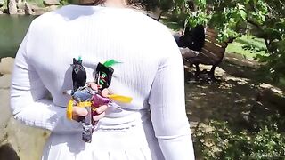 Whose cock will the cute girl suck first? An exciting question!