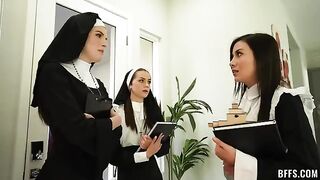 The object of all nuns' lust, a captivating figure in nunnish allure