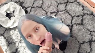 A girl is ready to do anything to experience pure pleasure