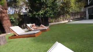 It's good that we bought a summer house, I fucked my stepsister on the lawn