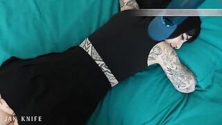 A hot girl has sex with her favorite vibrator