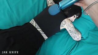 A hot girl has sex with her favorite vibrator