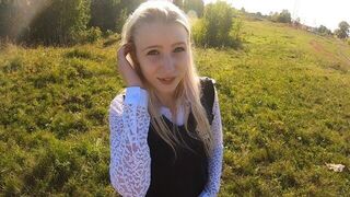 What do we do at sunset? A stunning schoolgirl reveals all