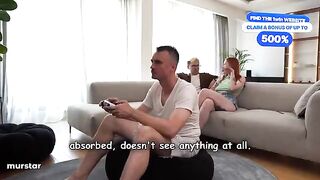 Don't talk, or your stepmom will want to fuck in your mouth in a taboo scene