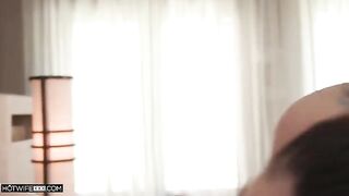 One second before the orgasm, when the girl was about to come