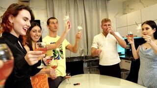 The first night of the organized orgy