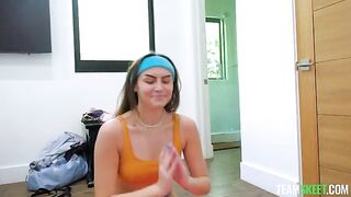 A girl is passionately having sex with her boyfriend in vivid detail