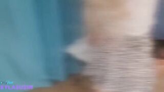 A hot Turkish girl has sex on the chair in doggy style