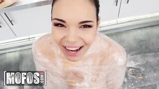 Sofia Lee’s big tits are the secret ingredient for a steamy recipe