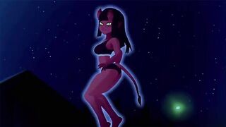 A young guy is fucking with a hot and sexy witch, who’s always horny