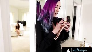 Busty Angela White fucked hard by a stacked witch in a spellbinding scene