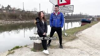 Public sex with Mini Julia, a petite German teen who loves to get wild